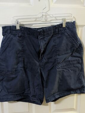 Magellan Outdoors Navy Women’s Casual Bermuda Shorts